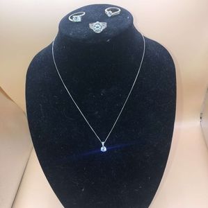 18k fine dipped 925 mark sterling silver and cz